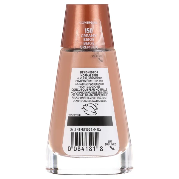 COVERGIRL Clean Normal Skin Foundation,1 Count(Pack of 1) - Image 2