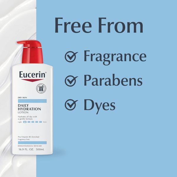 Eucerin Daily Hydration Lotion with SPF 15 - Broad Spectrum Body Lotion for Dry Skin. - Image 4