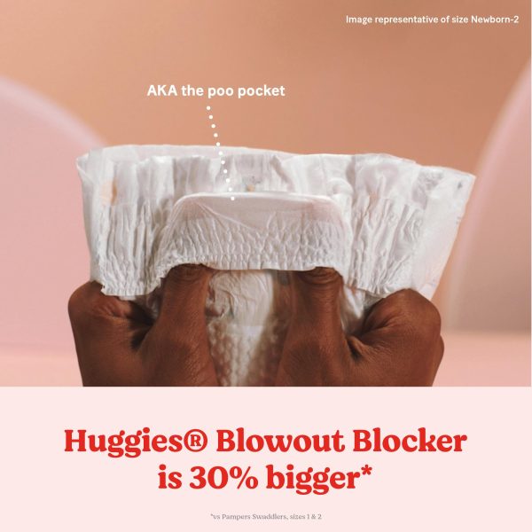 Huggies Newborn Diapers, Little Snugglers Baby Diapers, Size Newborn (up to 10 lbs) - Image 5